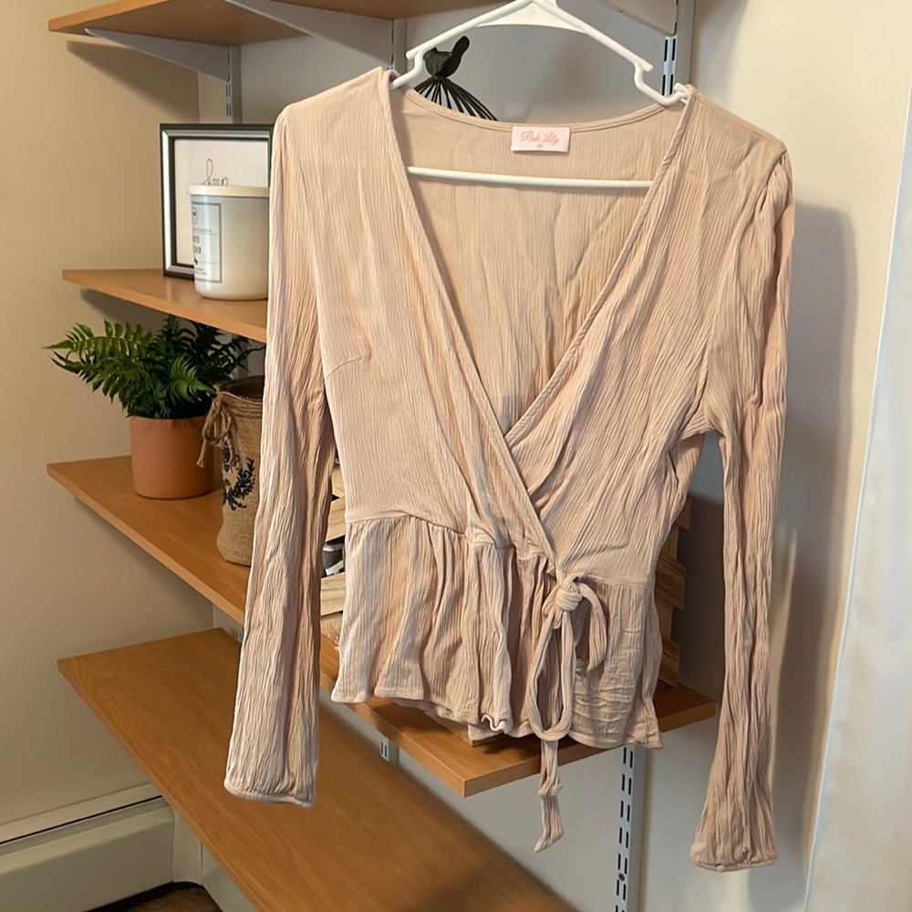 Pink Lily Top l Medium